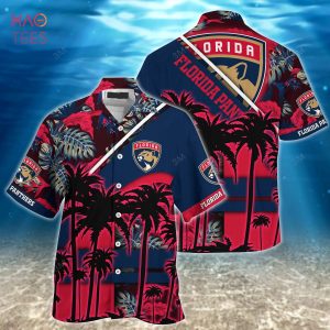 [LIMITED] Florida Panthers NHL-Summer Hawaiian Shirt And Shorts, For Fans This Season