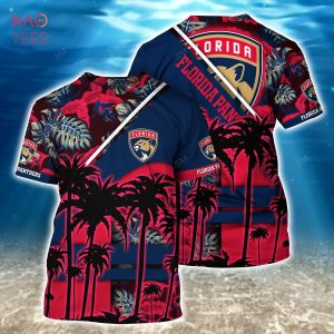[LIMITED] Florida Panthers NHL-Summer Hawaiian Shirt And Shorts, For Fans This Season