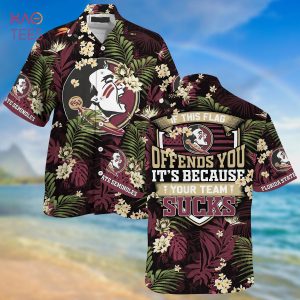 [LIMITED] Florida State Seminoles  Summer Hawaiian Shirt And Shorts,  With Tropical Patterns For Fans