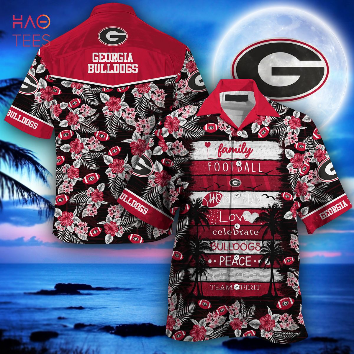 [LIMITED] Georgia Bulldogs Hawaiian Shirt, New Gift For Summer