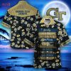 [LIMITED] Georgia Tech Yellow Jackets Summer Hawaiian Shirt And Shorts, Stress Blessed Obsessed For Fans
