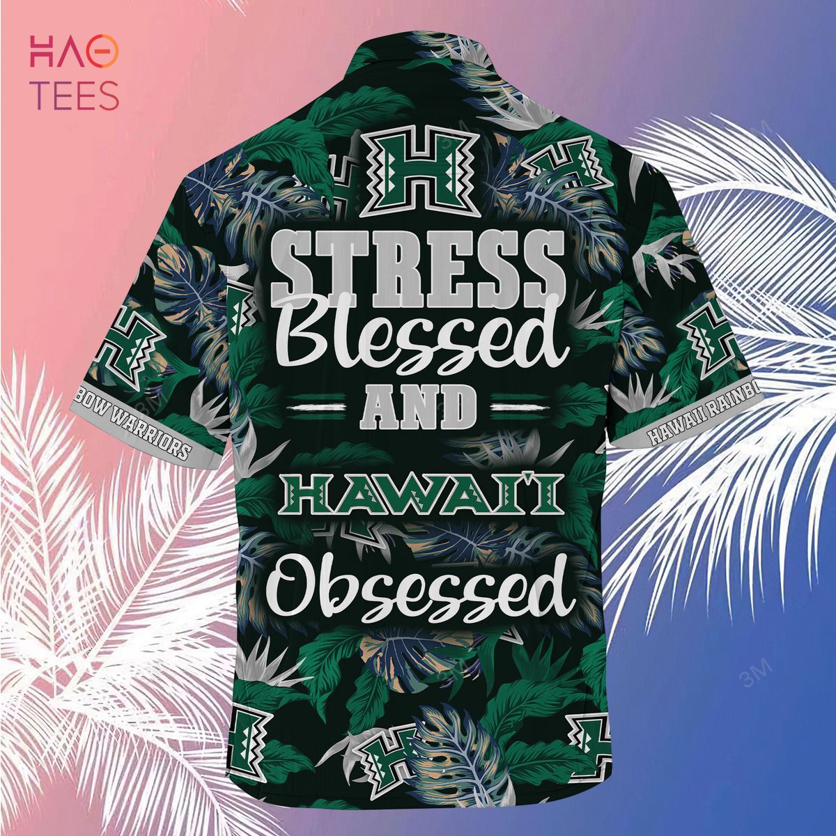 Hawaii Rainbow Warriors NCAA Hawaiian Shirt Recreation Aloha Shirt -  Limotees