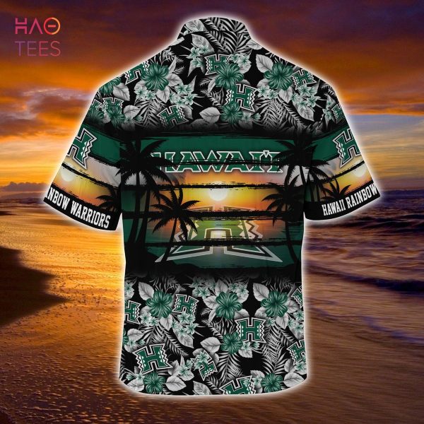 [LIMITED] Hawaii Rainbow Warriors Summer Hawaiian Shirt, Floral Pattern For Sports Enthusiast This Year
