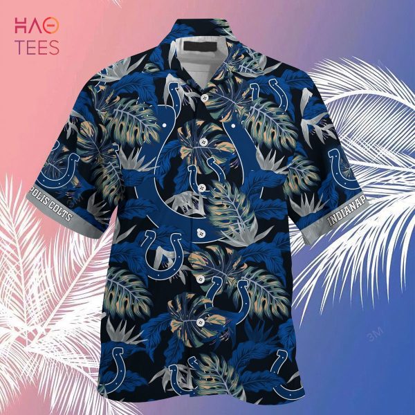 [LIMITED] Indianapolis Colts NFL-Summer Hawaiian Shirt And Shorts, Stress Blessed Obsessed For Fans