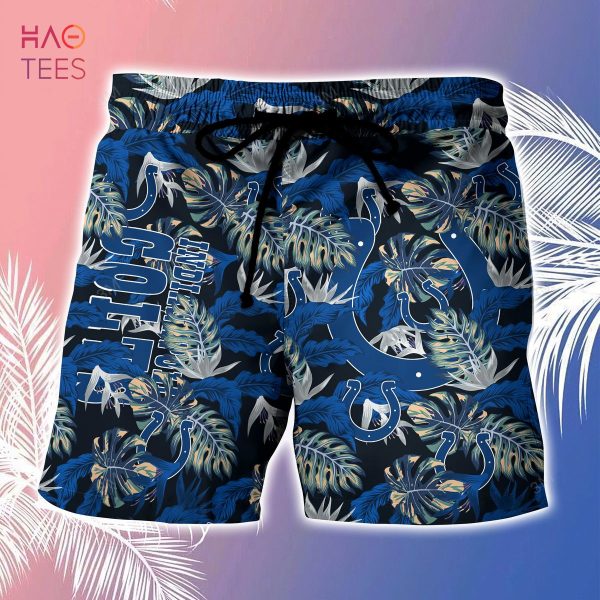 [LIMITED] Indianapolis Colts NFL-Summer Hawaiian Shirt And Shorts, Stress Blessed Obsessed For Fans