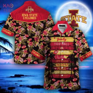 Iowa State Cyclones NCAA Us Flag Hawaiian Shirt Custom Summer