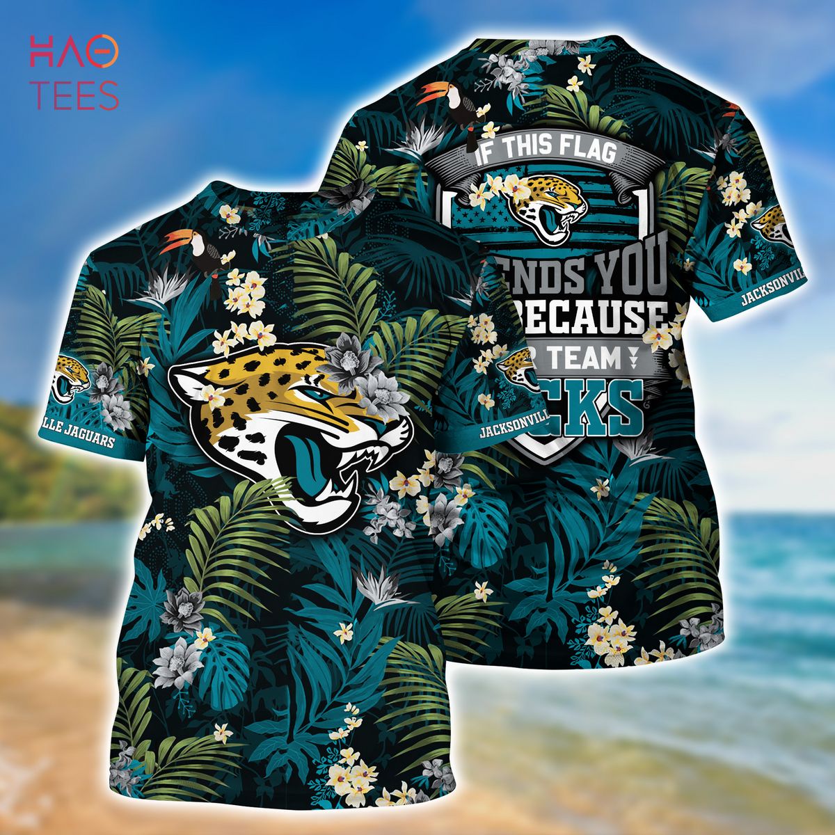 Jacksonville Jaguars Nfl Style Hawaiian Shirt Men And Women For