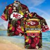 [LIMITED] Kansas City Chiefs NFL-Summer Hawaiian Shirt And Shorts,  With Tropical Patterns For Fans