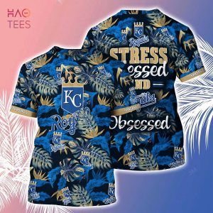 [LIMITED] Kansas City Royals MLB-Summer Hawaiian Shirt And Shorts, Stress Blessed Obsessed For Fans