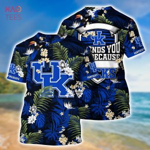 [LIMITED] Kentucky Wildcats  Summer Hawaiian Shirt And Shorts,  With Tropical Patterns For Fans