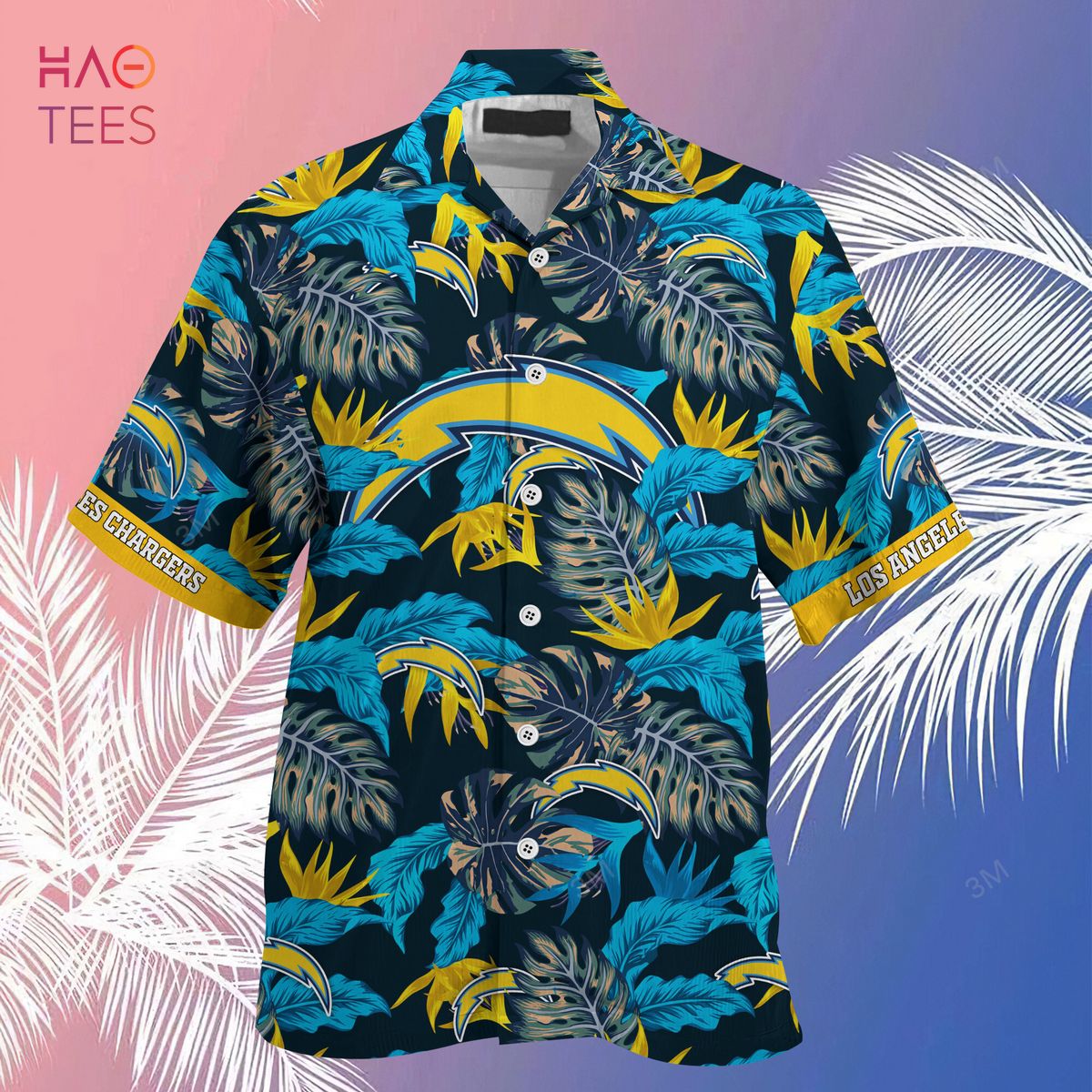 LIMITED] Los Angeles Chargers NFL-Summer Hawaiian Shirt And Shorts, With  Tropical Patterns For Fans