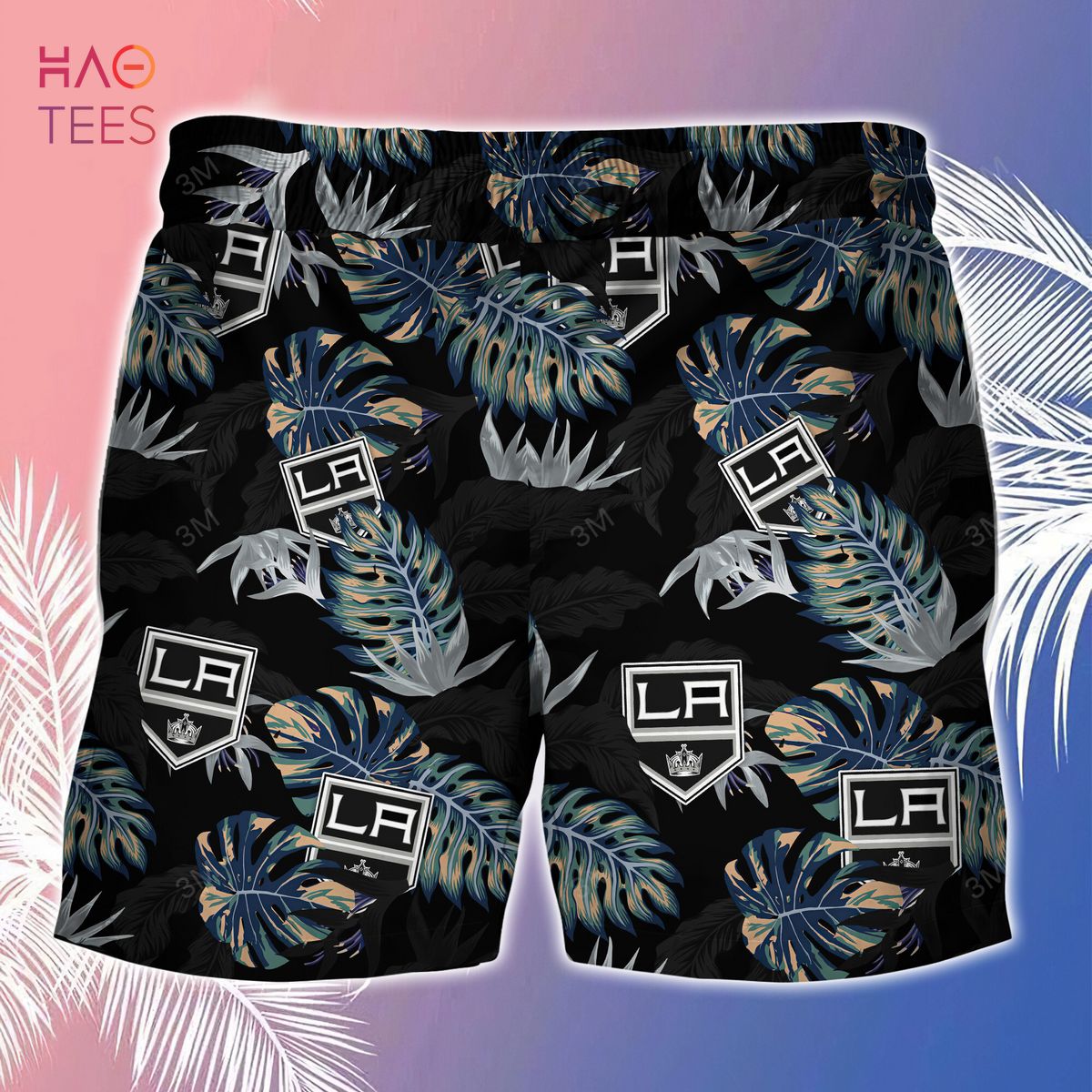 LIMITED] Los Angeles Kings NHL-Summer Hawaiian Shirt And Shorts, For Fans  This Season