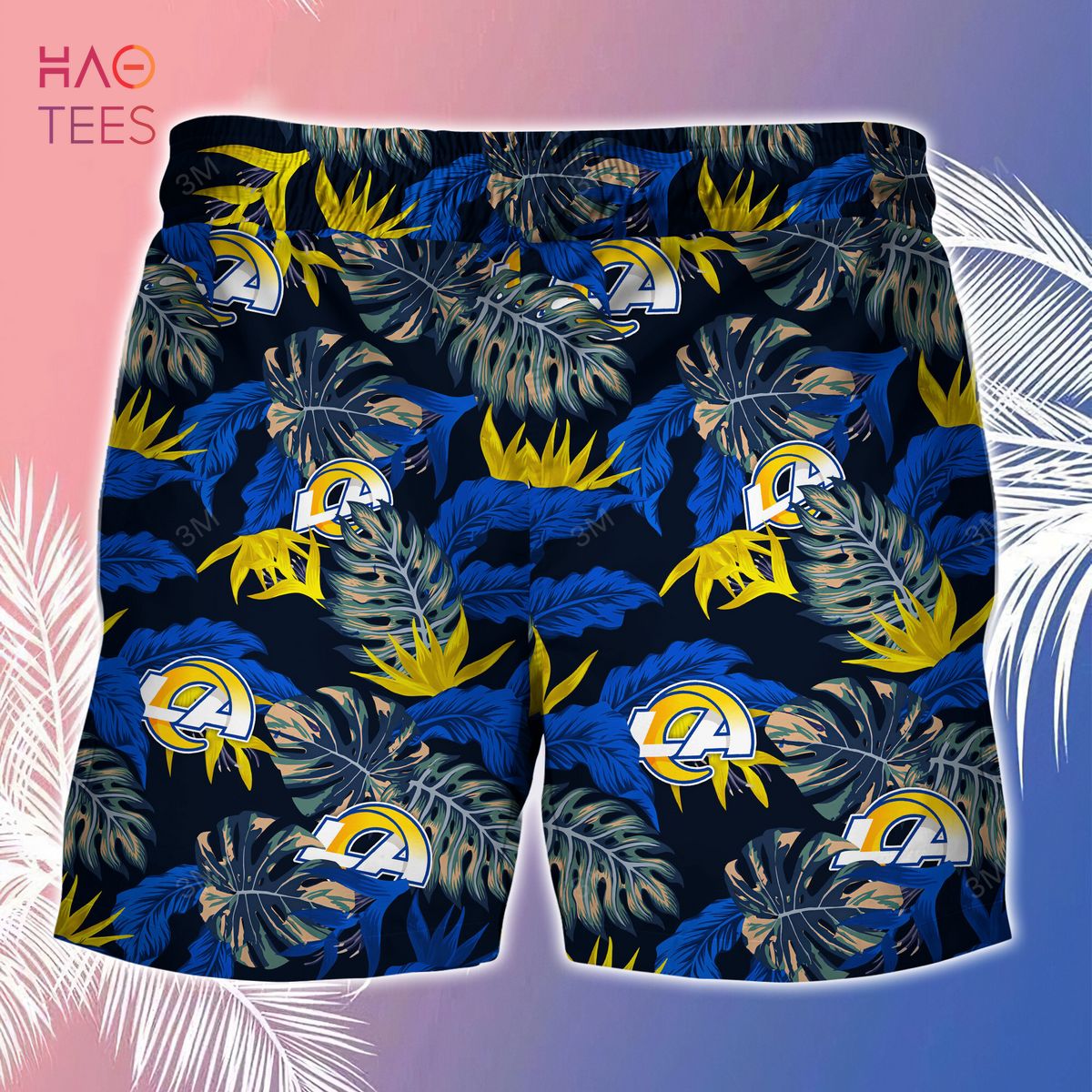 HOT Los Angeles Rams NFL Summer Hawaiian Shirt And Shorts