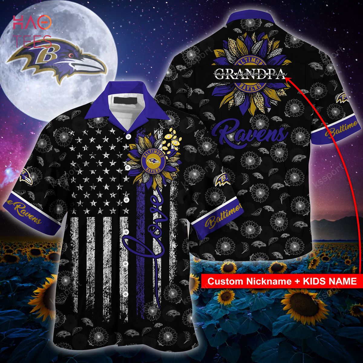 [Available] Baltimore Ravens NFL Hawaiian Shirt