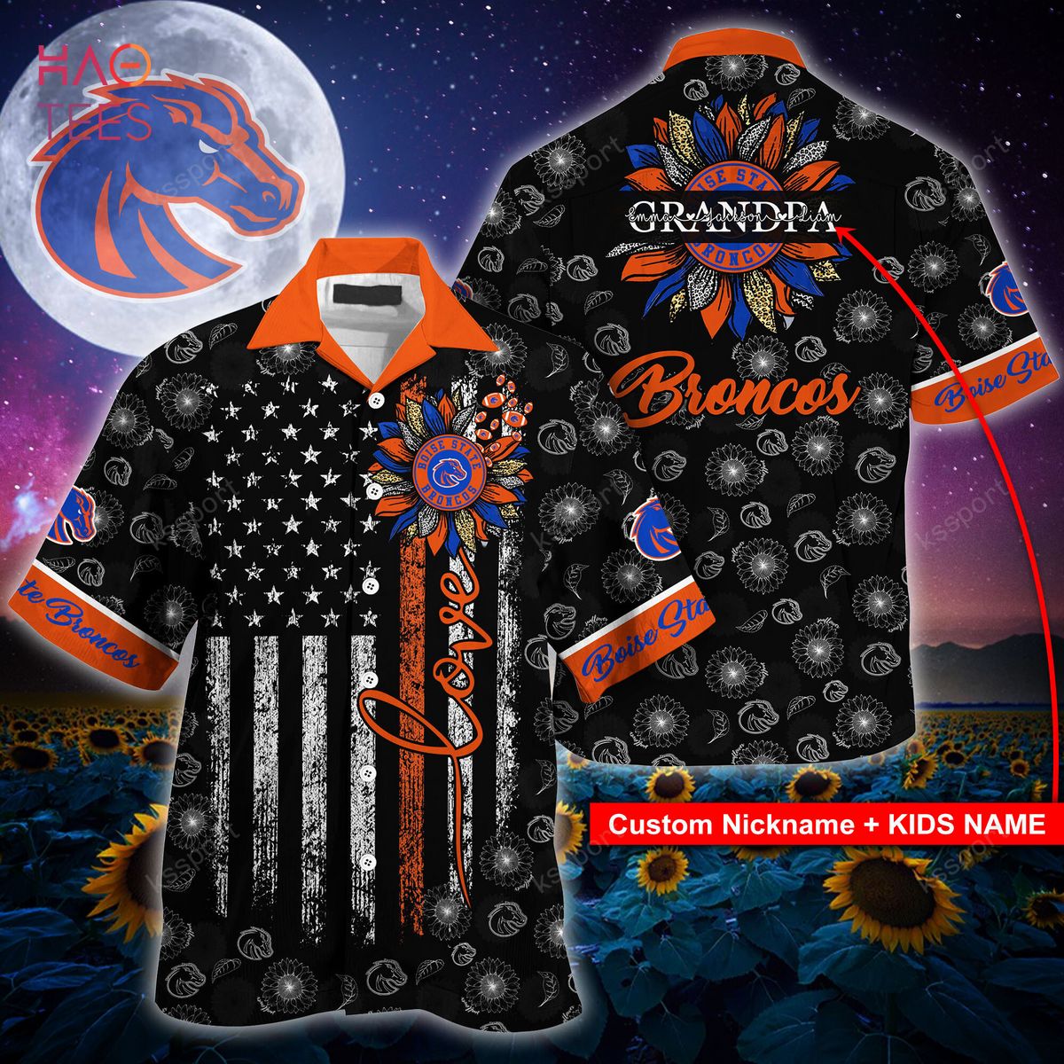 [Available] Boise State Broncos Hawaiian Shirt