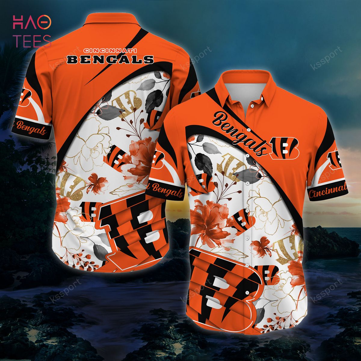 NEW SHIRT Cincinnati Bengals NFL Hawaiian Shirt