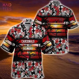 [LIMITED] Louisville Cardinals  Summer Hawaiian Shirt, Floral Pattern For Sports Enthusiast This Year