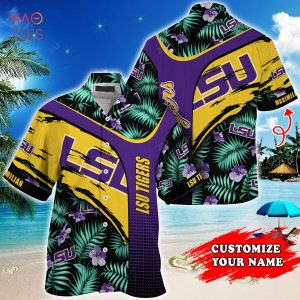 [LIMITED] LSU TIGERS Customized Summer Hawaiian Shirt, With Tropical Pattern For Fans