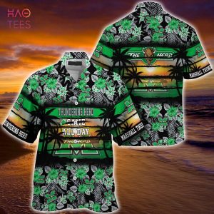 [LIMITED] Marshall Thundering Herd Summer Hawaiian Shirt, Floral Pattern For Sports Enthusiast This Year