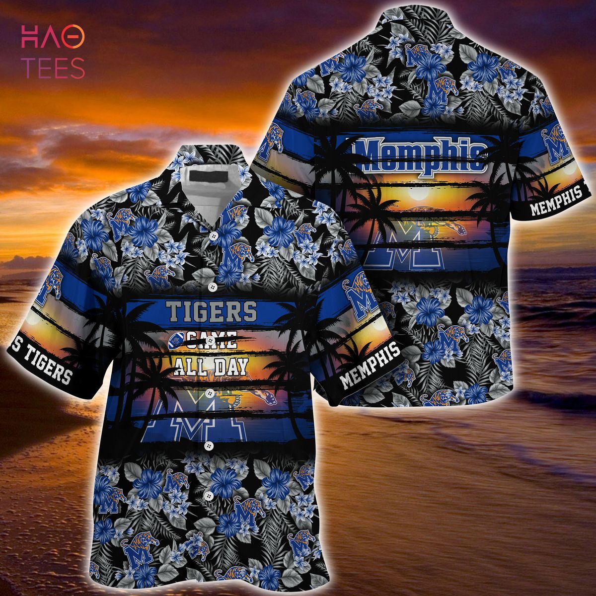 Memphis Tigers NCAA Flower Hawaiian Shirt 3D Shirt, Personalized Memphis  Tigers Gifts - T-shirts Low Price