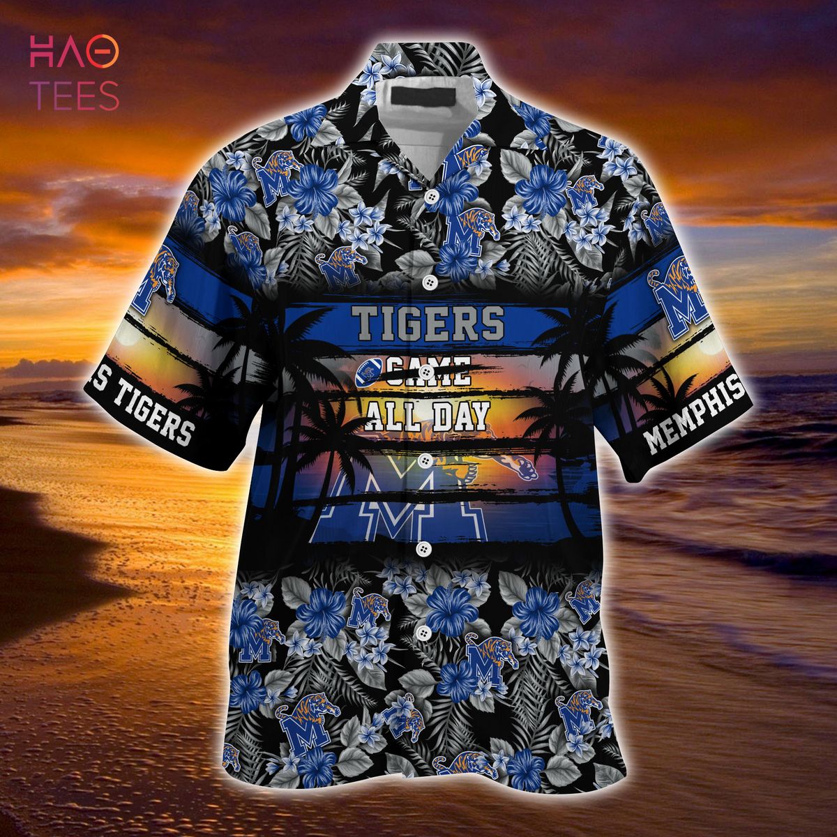 Memphis Tigers NCAA Us Flag Hawaiian Shirt Custom Summer Aloha Shirt -  Trendy Aloha