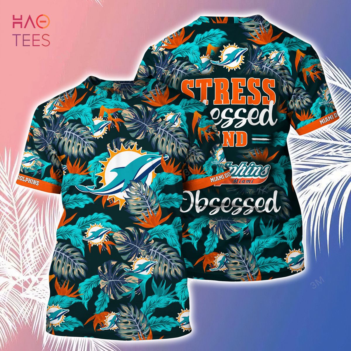 LIMITED] Miami Dolphins NFL-Summer Hawaiian Shirt And Shorts, With