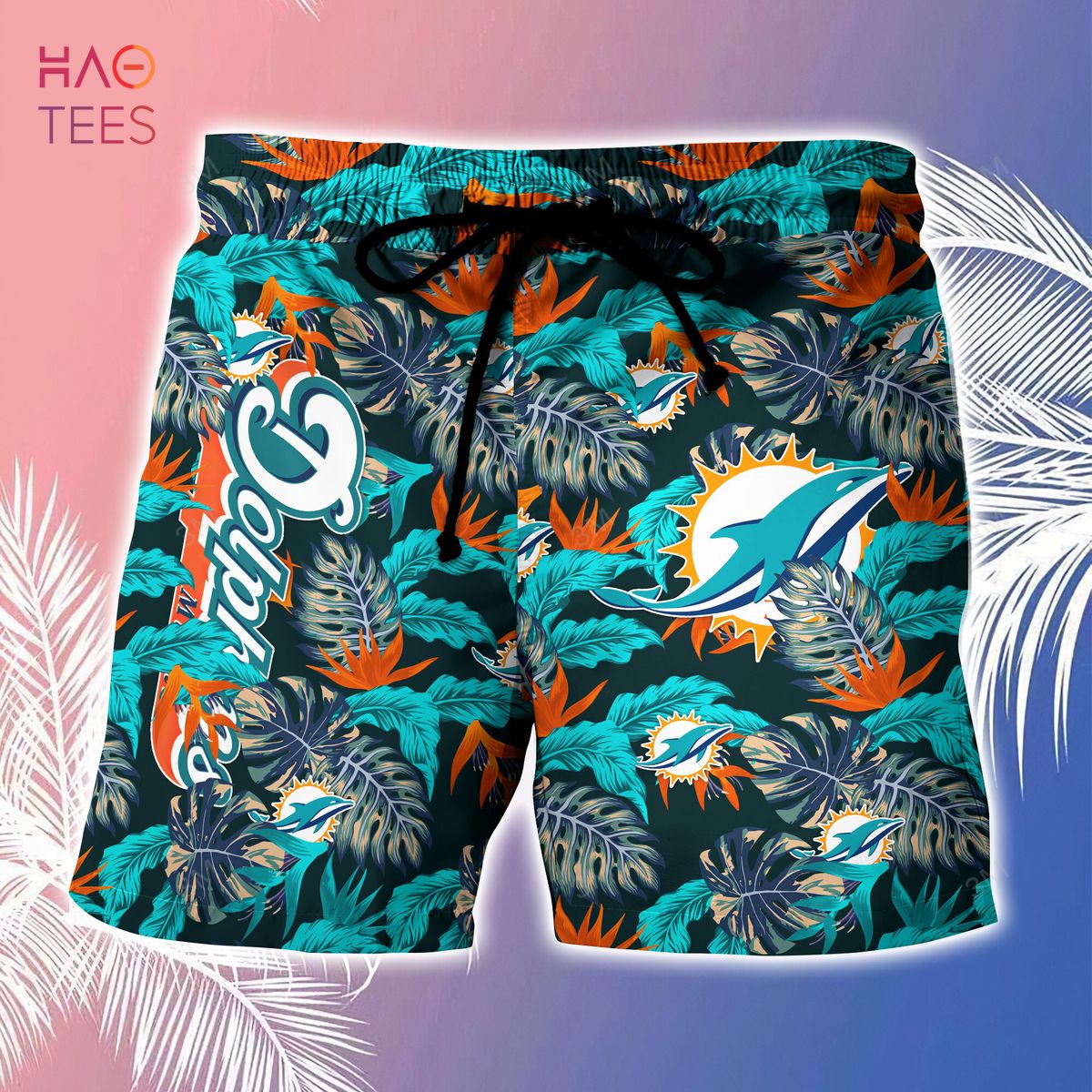 Dolphin Hawaiian Shirts for Men, Blue Dolphins Mens Hawaiian