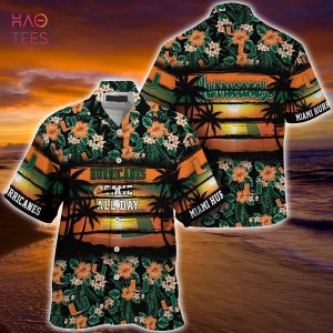 [LIMITED] Miami Hurricanes Summer Hawaiian Shirt, Floral Pattern For Sports Enthusiast This Year