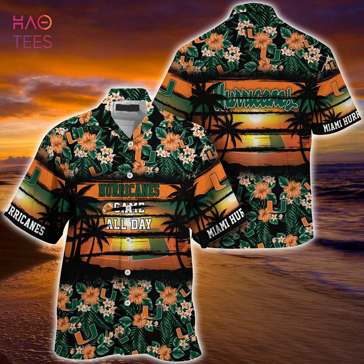 Miami Hurricanes Summer Hawaiian Shirt For Sports Fans This Season