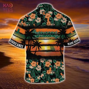 [LIMITED] Miami Hurricanes Summer Hawaiian Shirt, Floral Pattern For Sports Enthusiast This Year