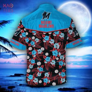 Miami Marlins Mlb Flower Hawaiian Shirt - Shibtee Clothing