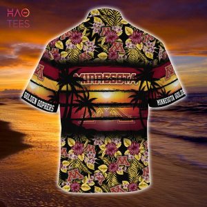 [LIMITED] Minnesota Golden Gophers Summer Hawaiian Shirt, Floral Pattern For Sports Enthusiast This Year
