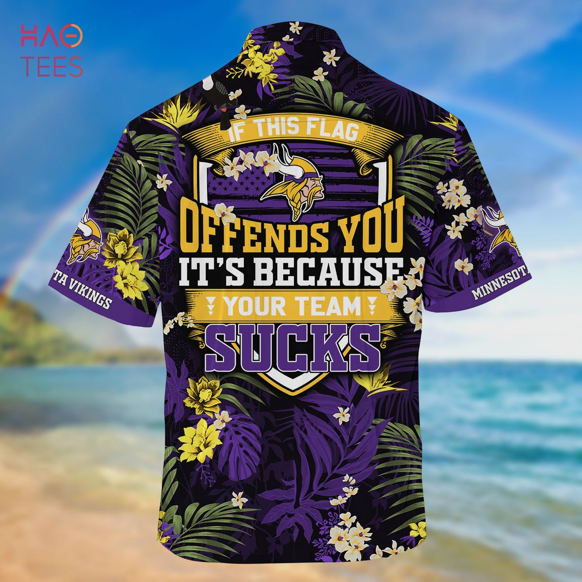 NHL Minnesota Wild Hawaiian Shirt Summer Beach Gift hawaiian shirt -  Limotees