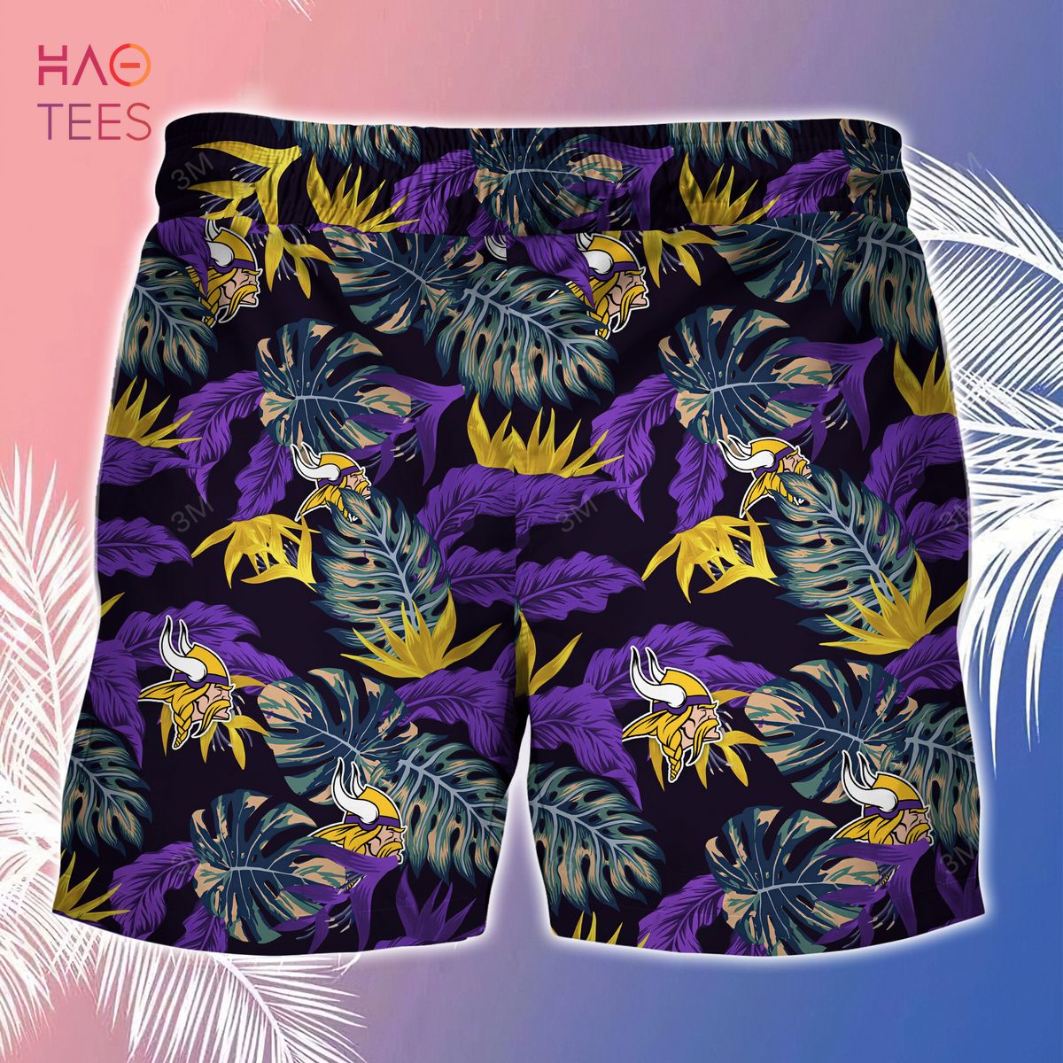 LIMITED] Minnesota Vikings NFL-Summer Hawaiian Shirt And Shorts, With  Tropical Patterns For Fans