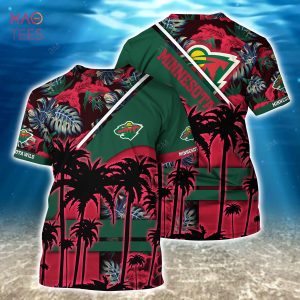 [LIMITED] Minnesota Wild NHL-Summer Hawaiian Shirt And Shorts, For Fans This Season