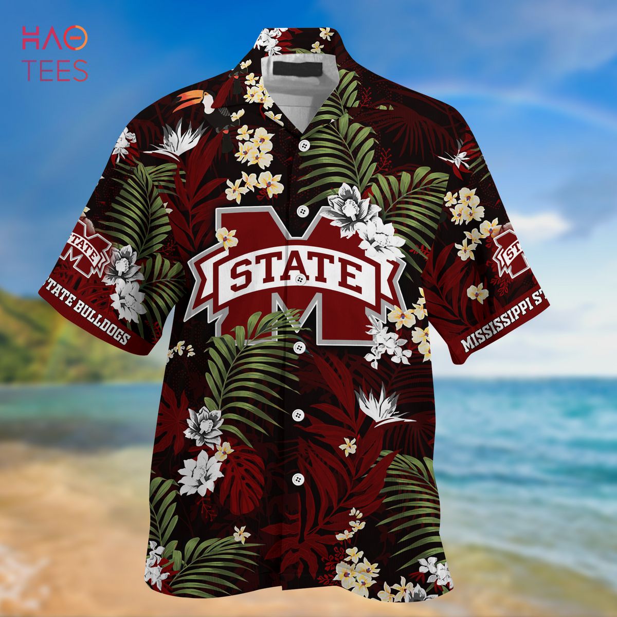 Wisconsin Badgers Hibiscus Hawaiian Shirt For Fans