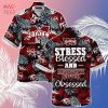 [LIMITED] Mississippi State Bulldogs Summer Hawaiian Shirt And Shorts, Stress Blessed Obsessed For Fans