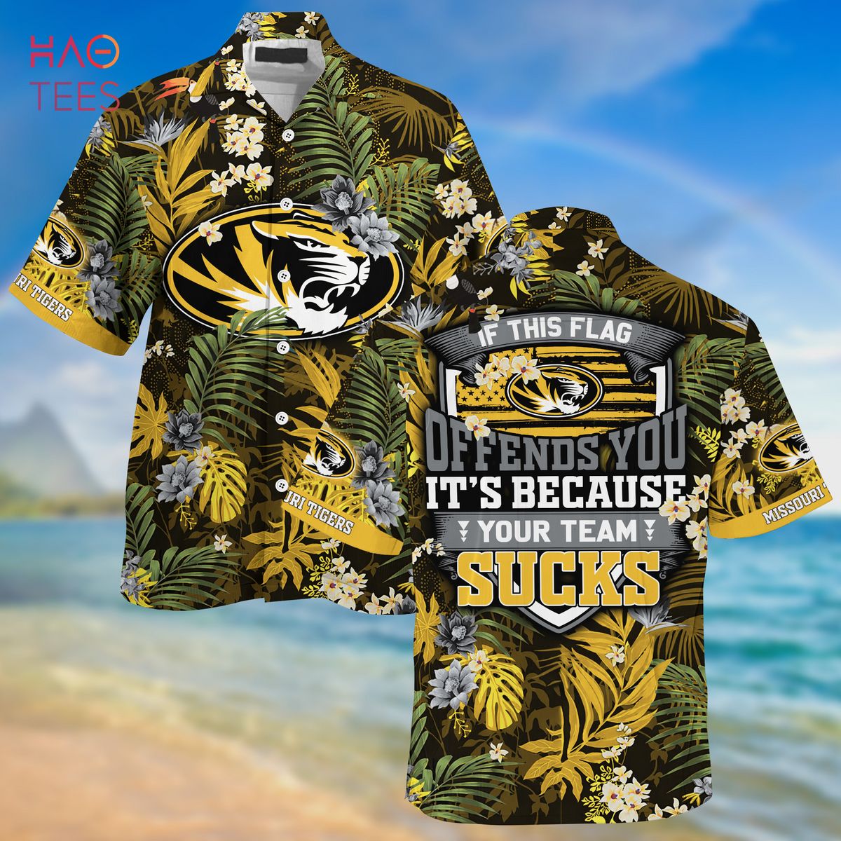 Ncaa Missouri Tigers Custom Name Number Trendy Hawaiian Shirt Aloha Shirt -  Trendy Aloha