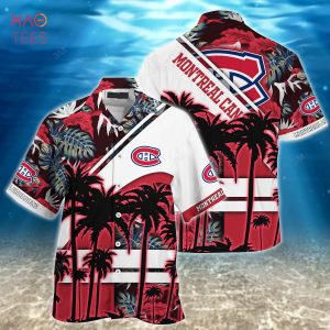 [LIMITED] Montreal Canadiens NHL-Summer Hawaiian Shirt And Shorts, For Fans This Season