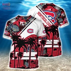 [LIMITED] Montreal Canadiens NHL-Summer Hawaiian Shirt And Shorts, For Fans This Season
