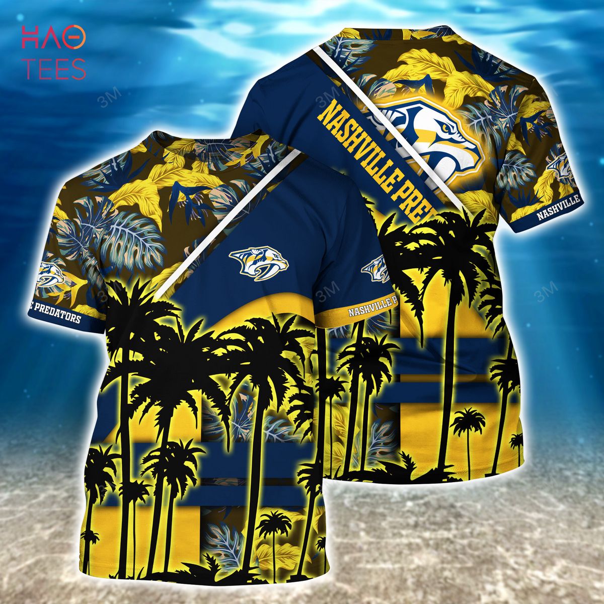 LIMITED] Nashville Predators NHL-Summer Hawaiian Shirt And Shorts