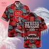 [LIMITED] NC State Wolfpack Summer Hawaiian Shirt And Shorts, Stress Blessed Obsessed For Fans