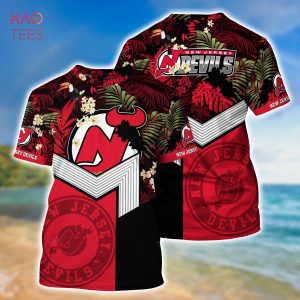 [LIMITED] New Jersey Devils NHL Hawaiian Shirt And Shorts, New Collection For This Summer