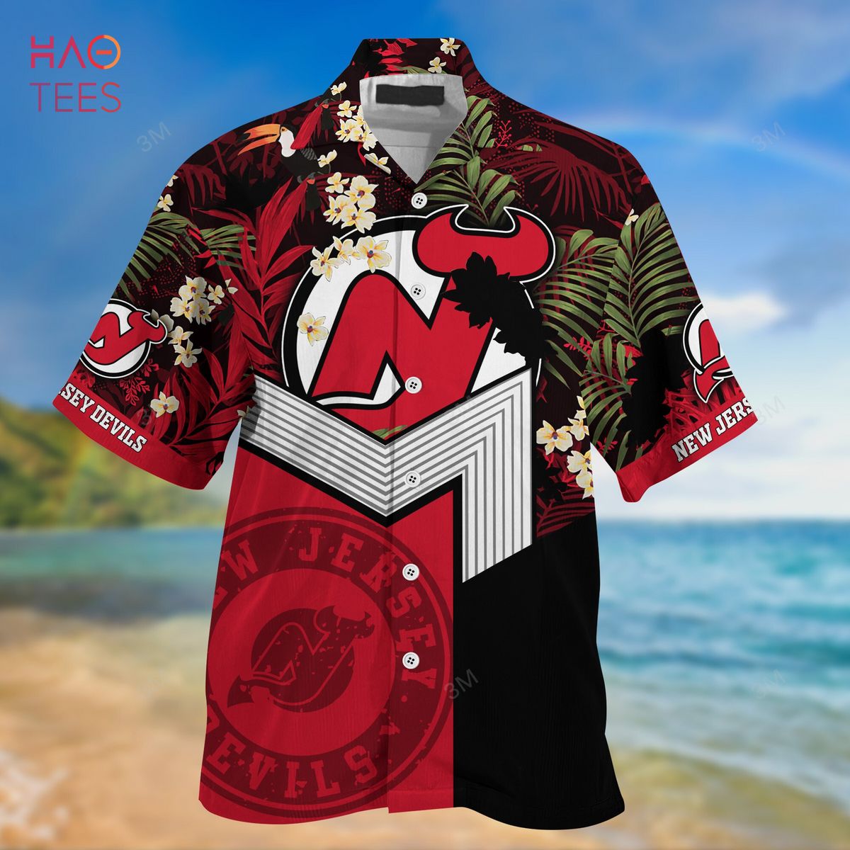 NHL New Jersey Devils Hawaiian Shirt,Aloha Shirt,Summer Gift For