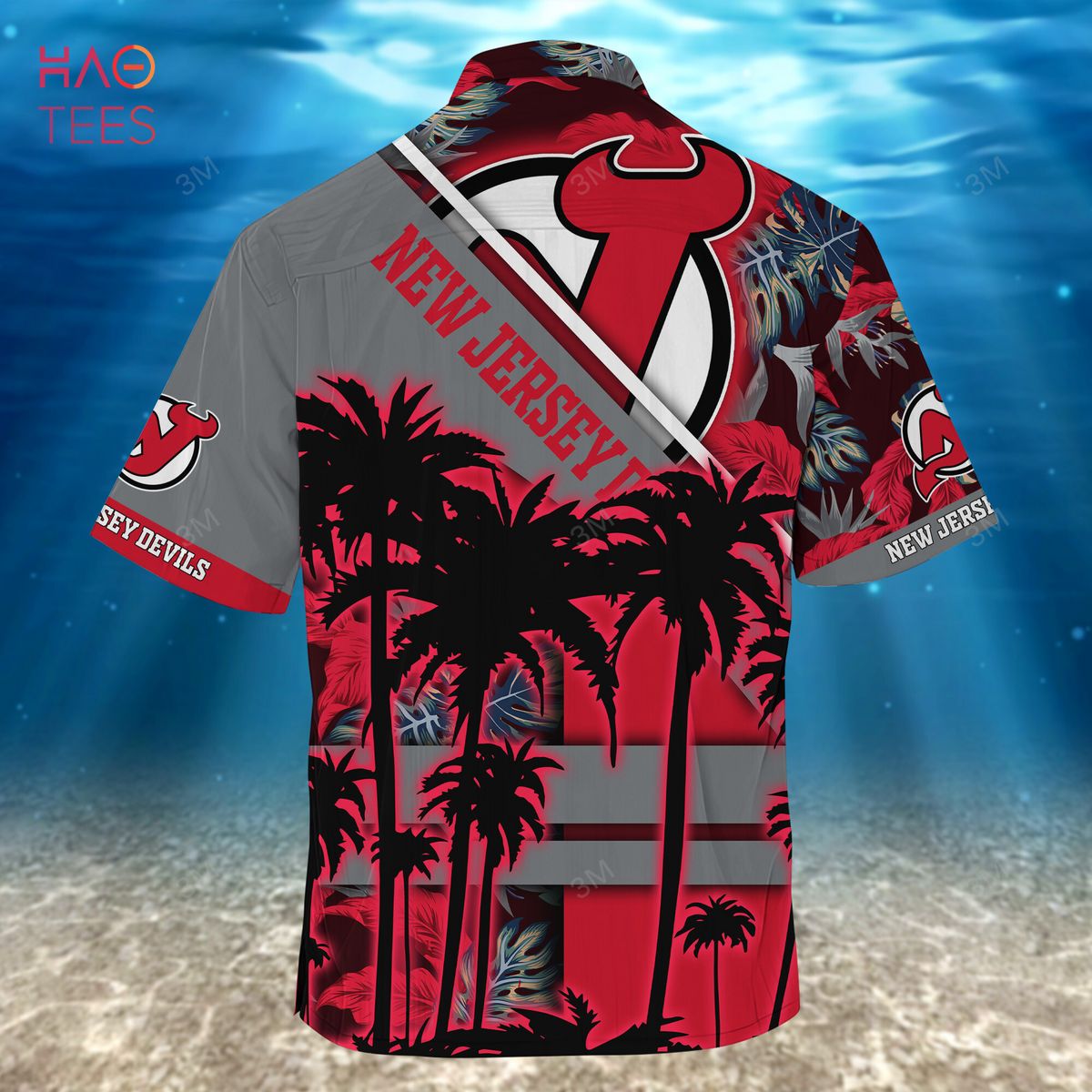 New Jersey Devils NHL Hawaiian Shirt Brightness Aloha Shirt - Trendy Aloha