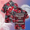 [LIMITED] New Jersey Devils NHL-Summer Hawaiian Shirt And Shorts, For Fans This Season