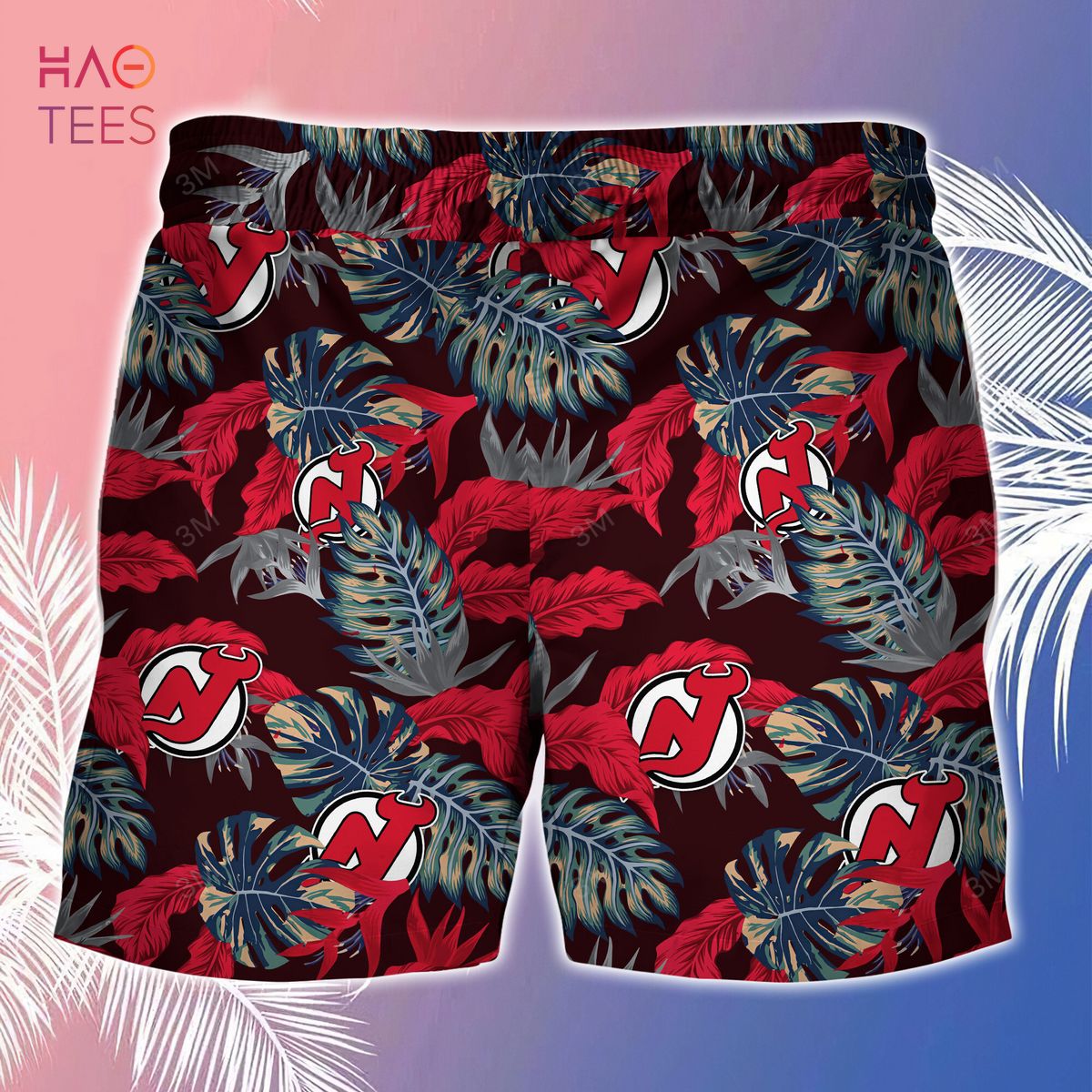 LIMITED] New Jersey Devils NHL-Summer Hawaiian Shirt And Shorts, Stress  Blessed Obsessed For Fans