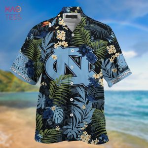 North Carolina Tar Heels Summer Hawaiian Shirt And Shorts, With Patterns For Fans