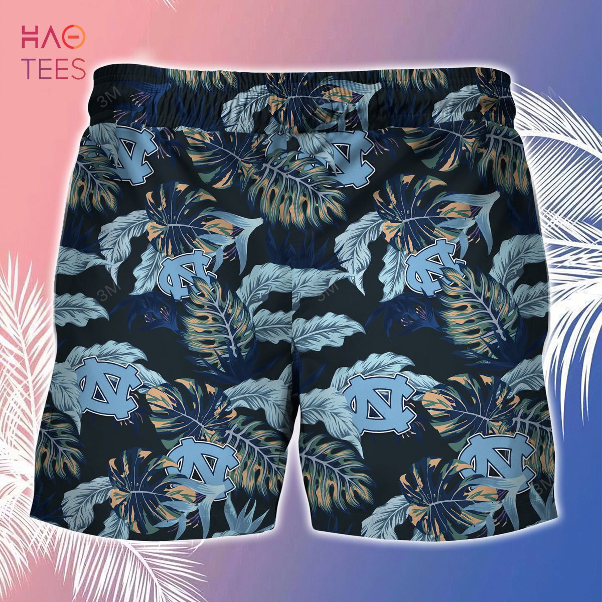 [LIMITED] North Carolina Tar Heels  Summer Hawaiian Shirt And Shorts, Stress Blessed Obsessed For Fans