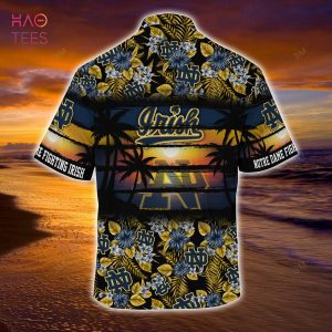 Notre Dame Fighting Irish NCAA1 Hawaiian Shirt Star Pattern Best Trend  Summer Gift